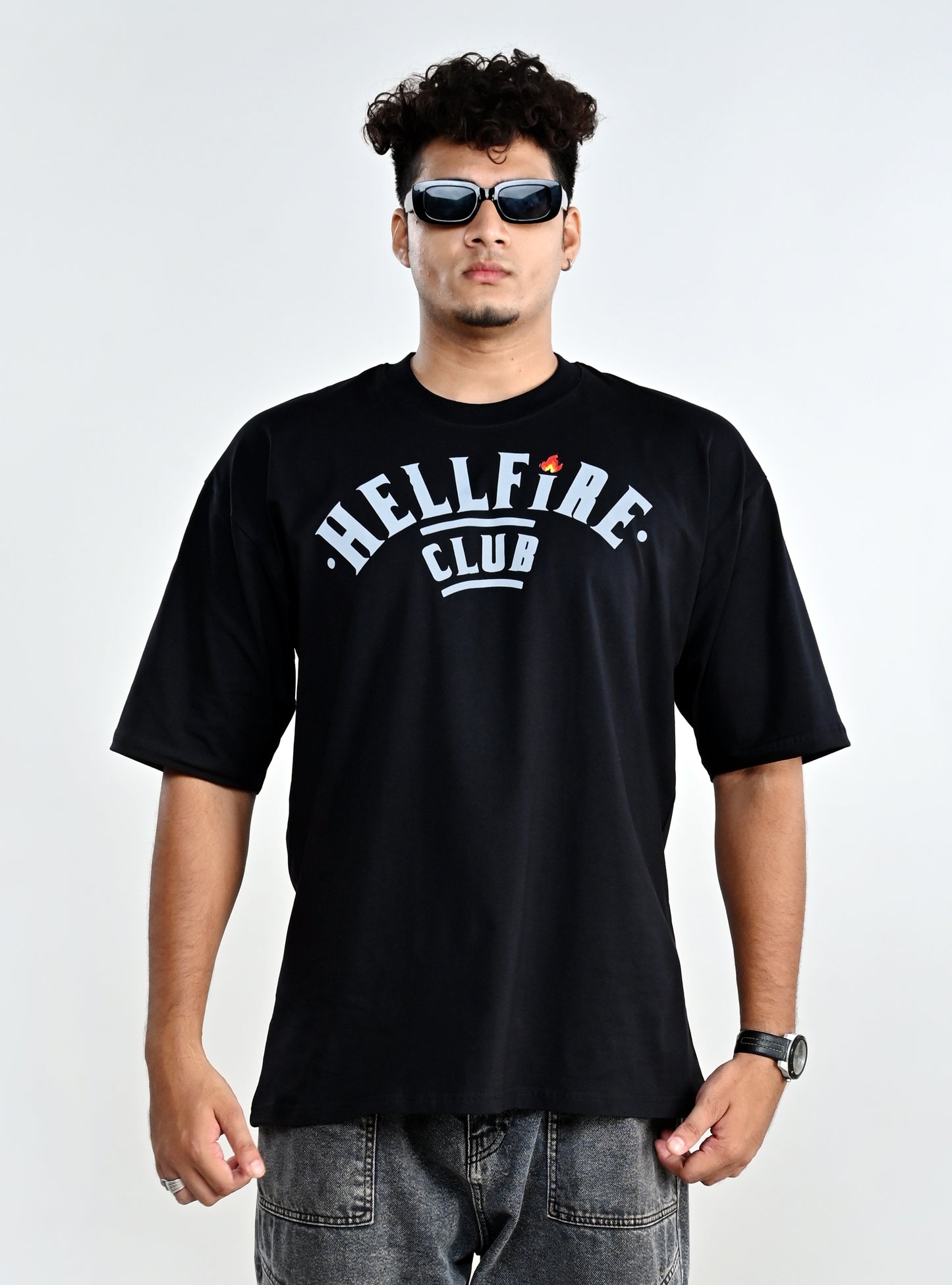 Hellfire Club | Reflective Oversized T-Shirt