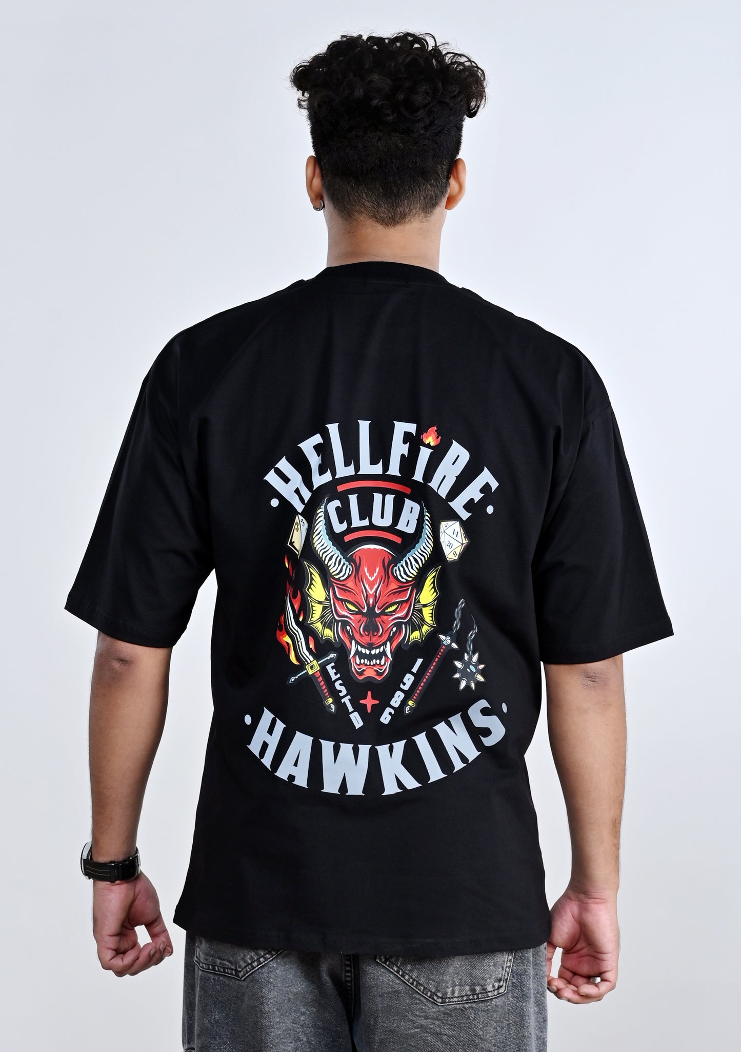Hellfire Club | Reflective Oversized T-Shirt