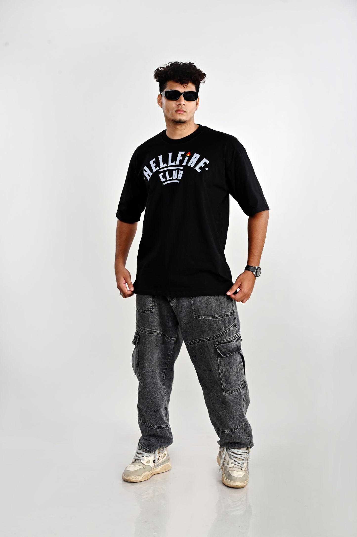 Hellfire Club | Reflective Oversized T-Shirt
