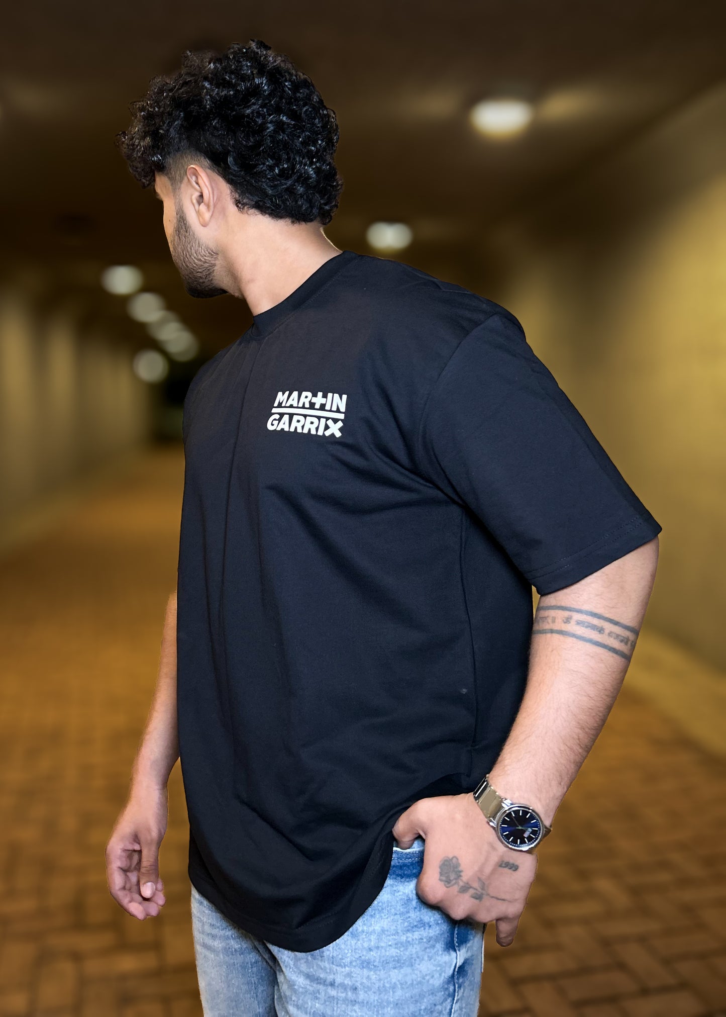 Martin Garrix x STMPD Records Reflective Oversized Concert Tee