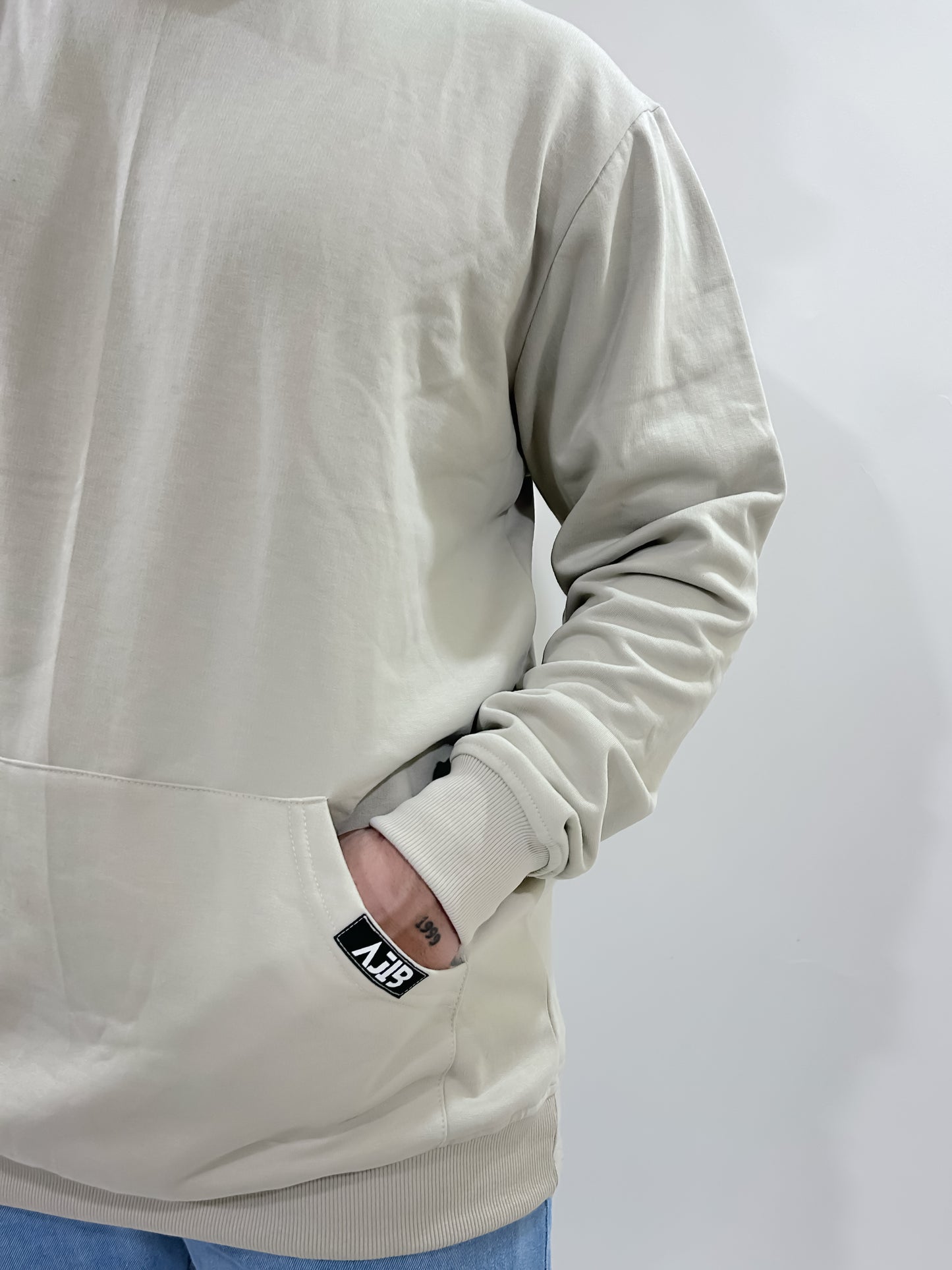 Cream Caramel Minimalist Hoodie