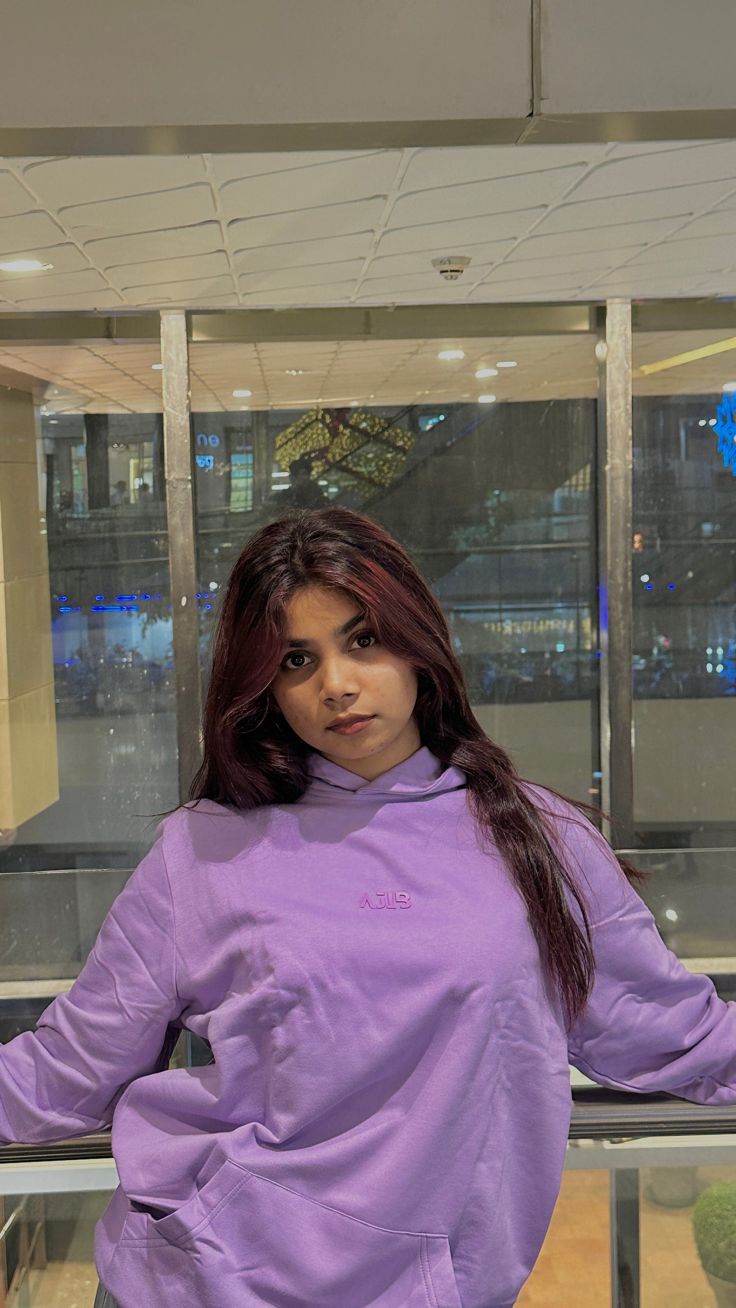 Lavender Dream Minimalist Hoodie