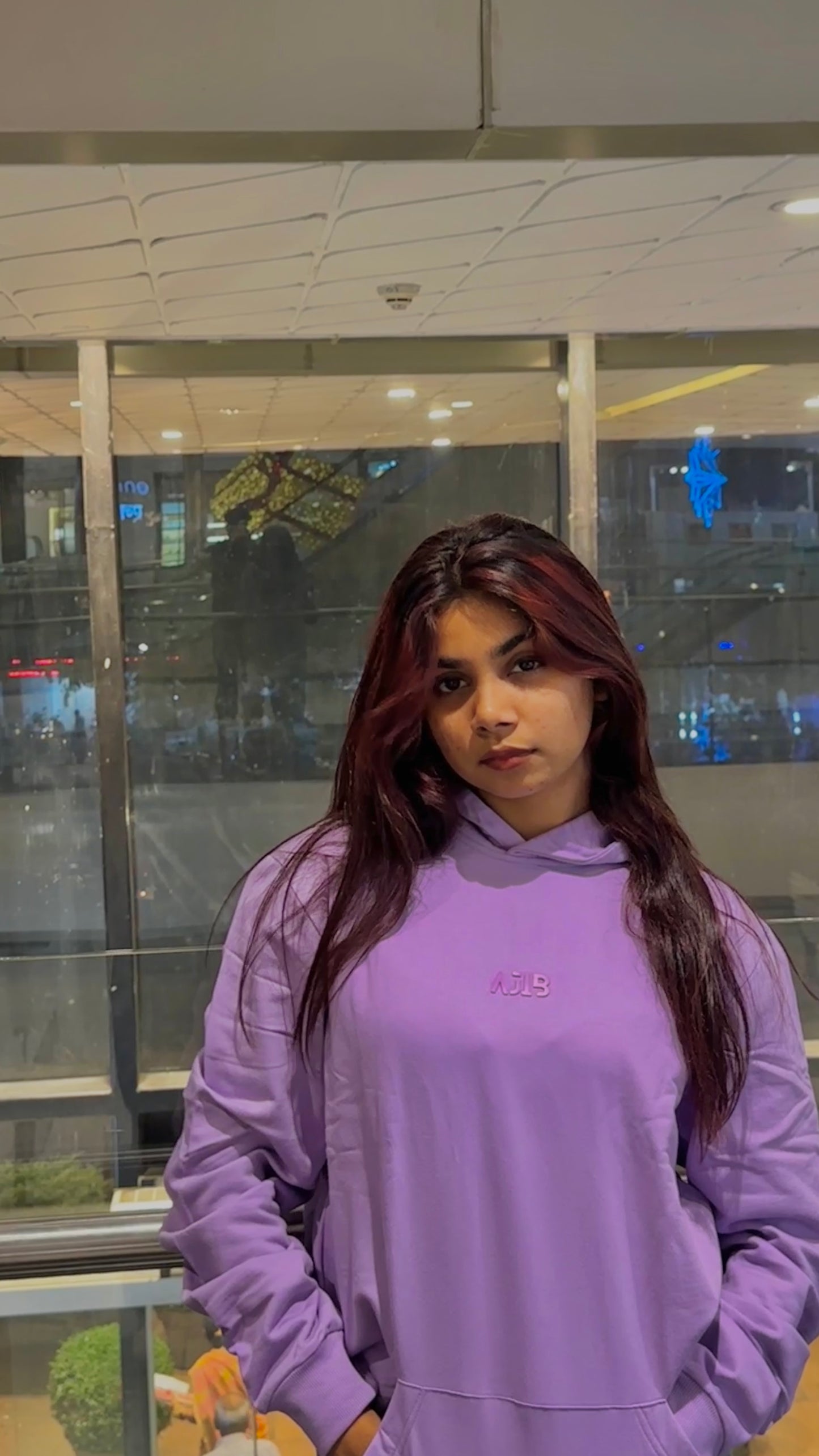 Lavender Dream Minimalist Hoodie