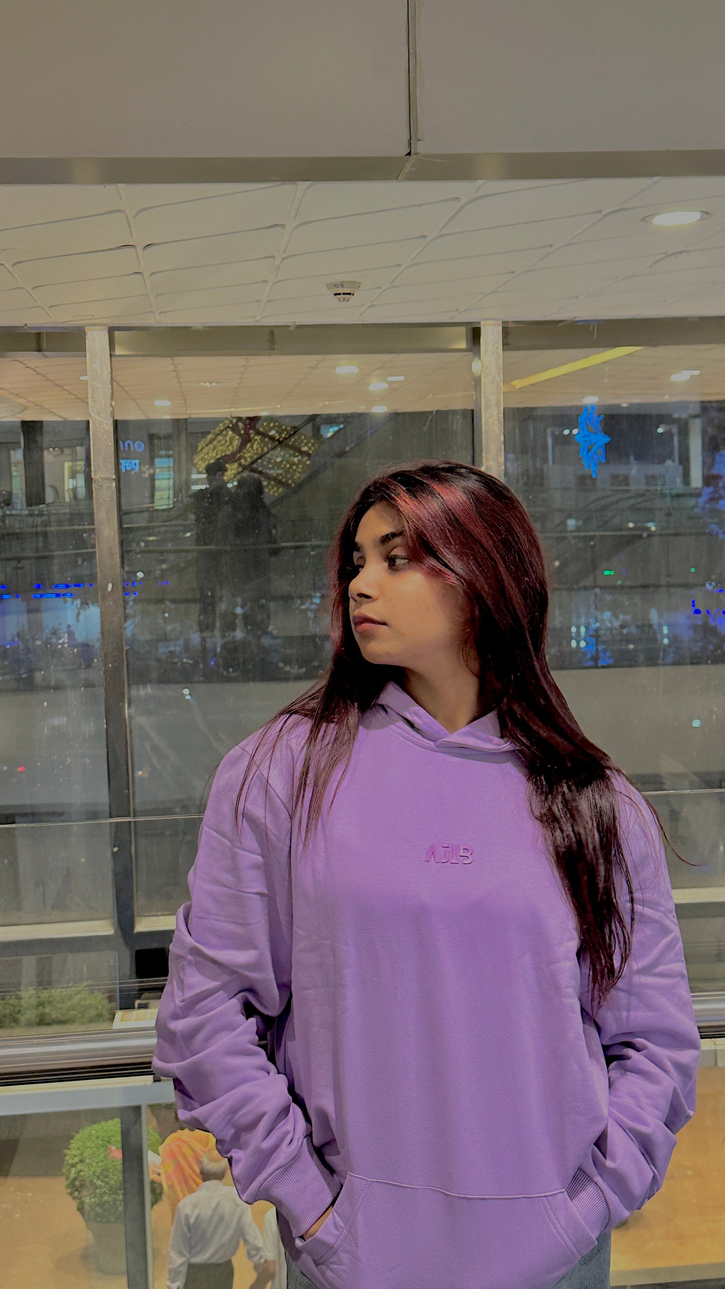 Lavender Dream Minimalist Hoodie