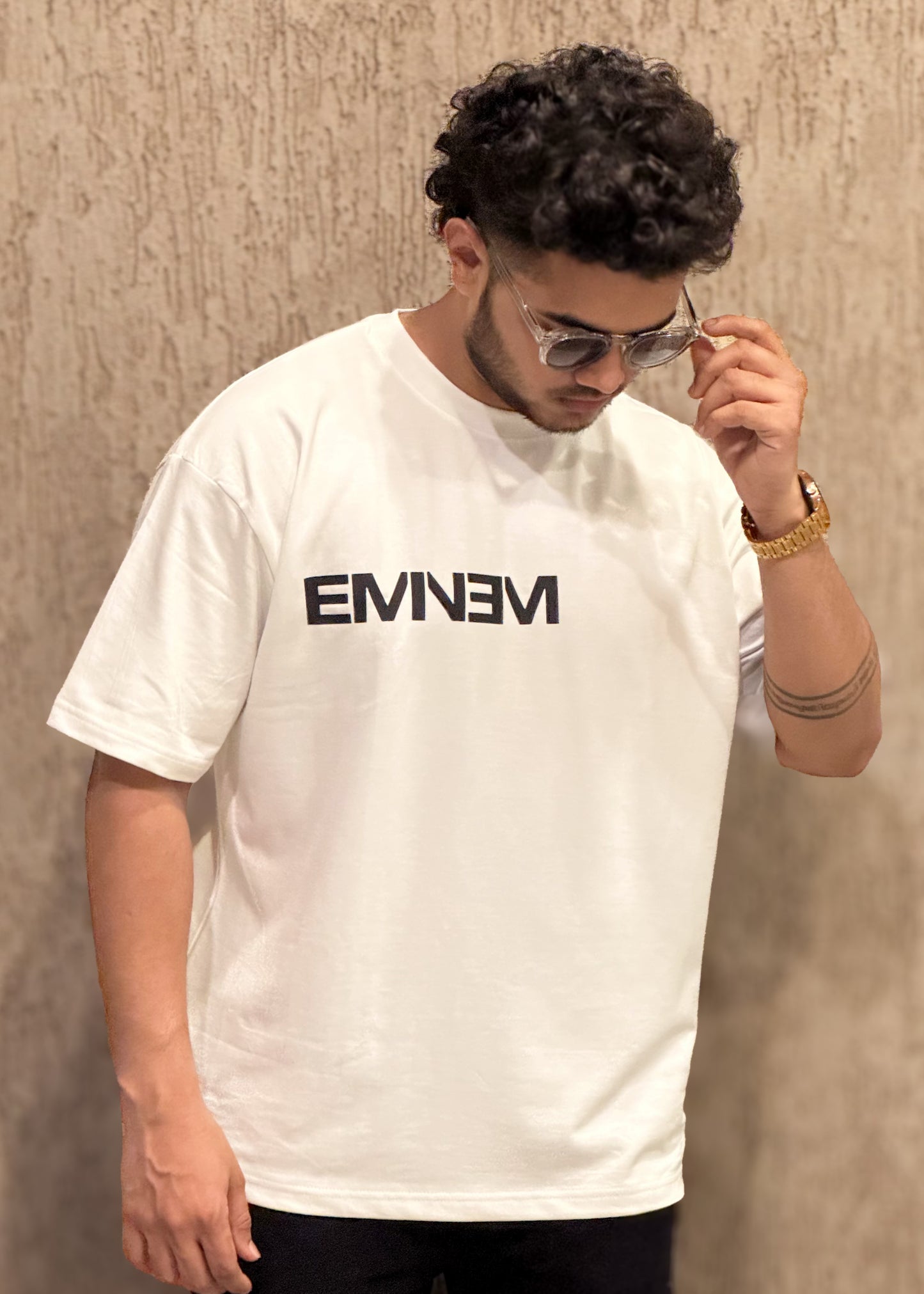 Eminem “Superman” Limited Edition concert Reflective Oversized Tshirt
