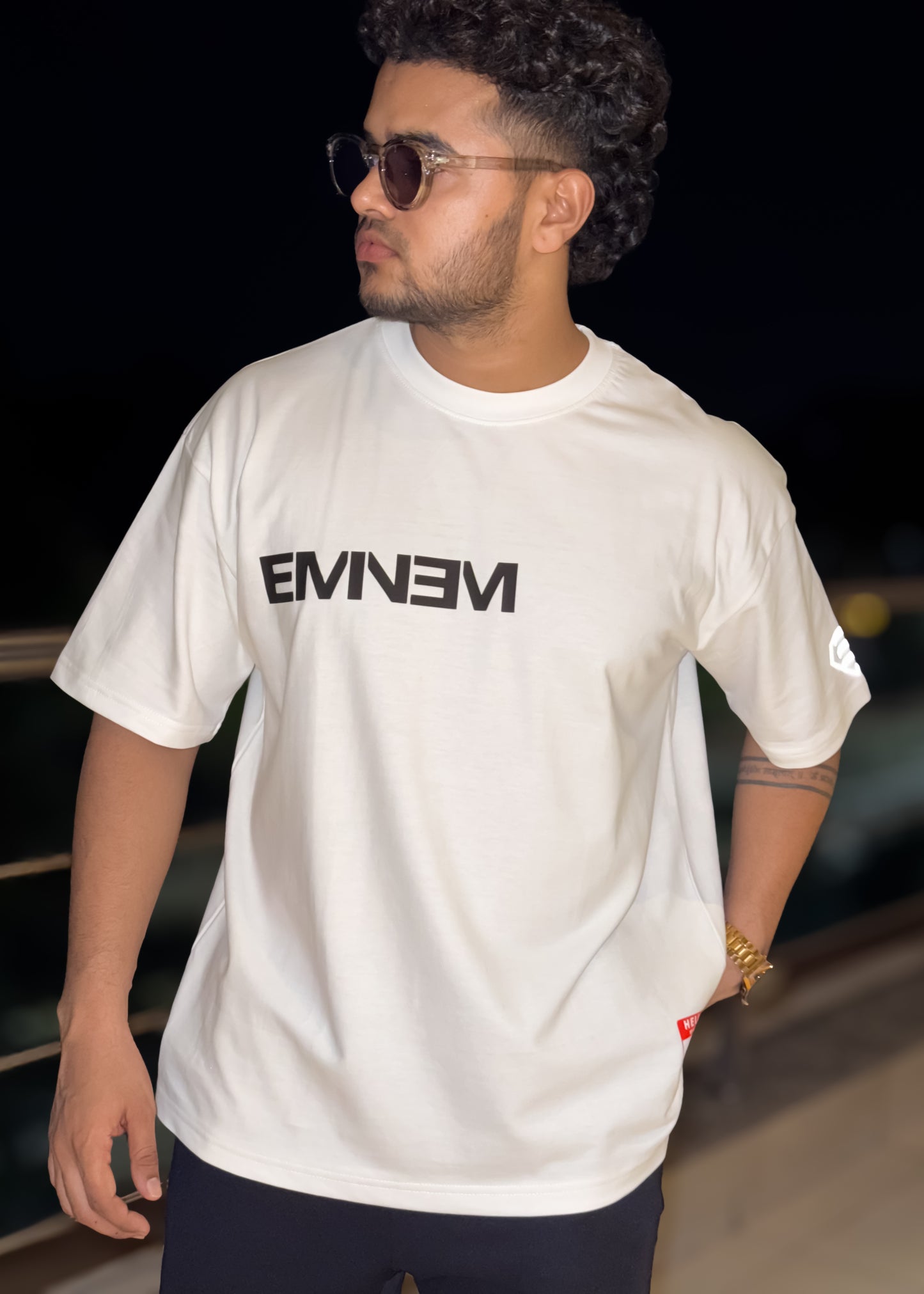 Eminem “Superman” Limited Edition concert Reflective Oversized Tshirt