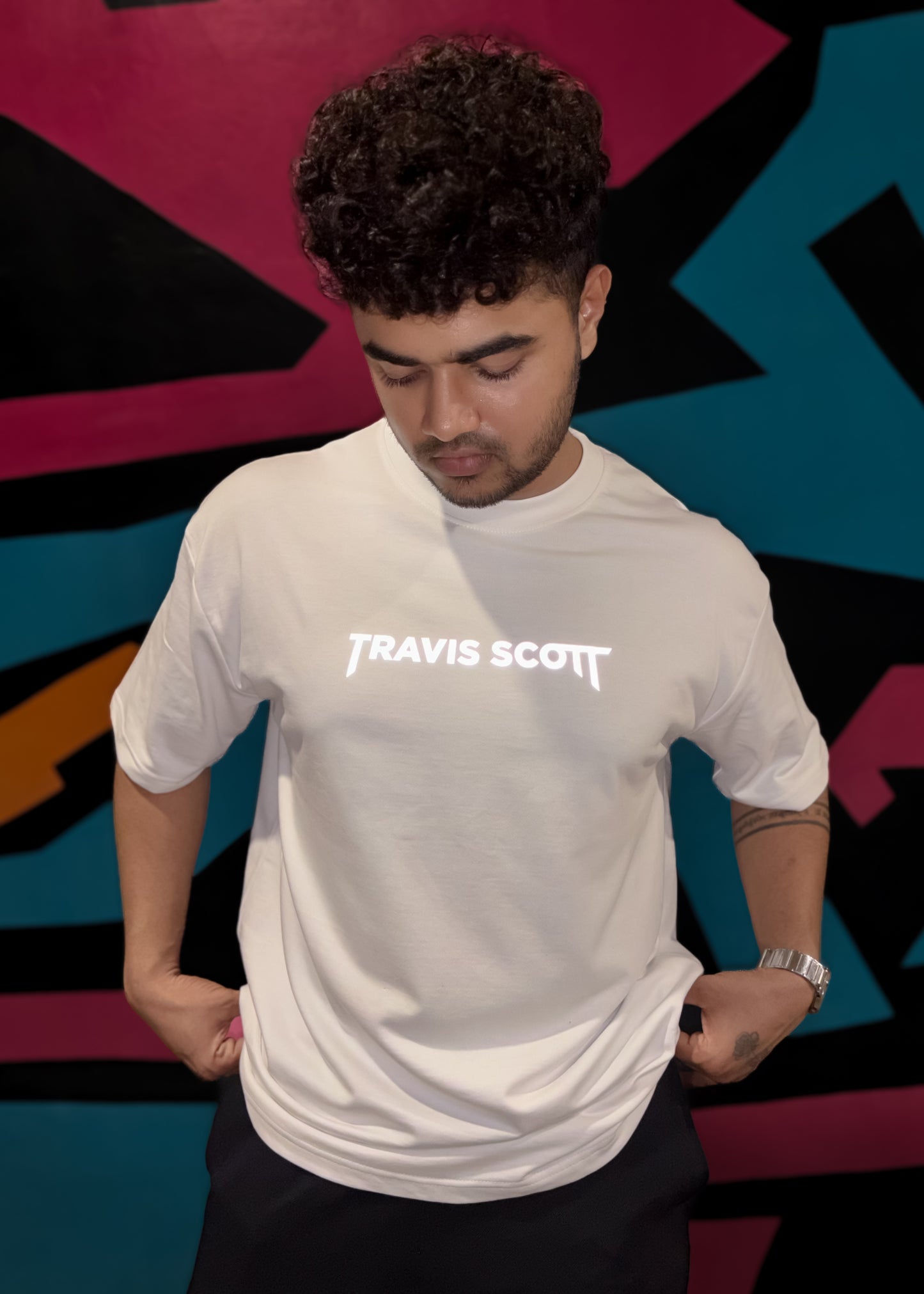 The Map to My Soul - Travis Scott | Reflective Oversized Tshirt