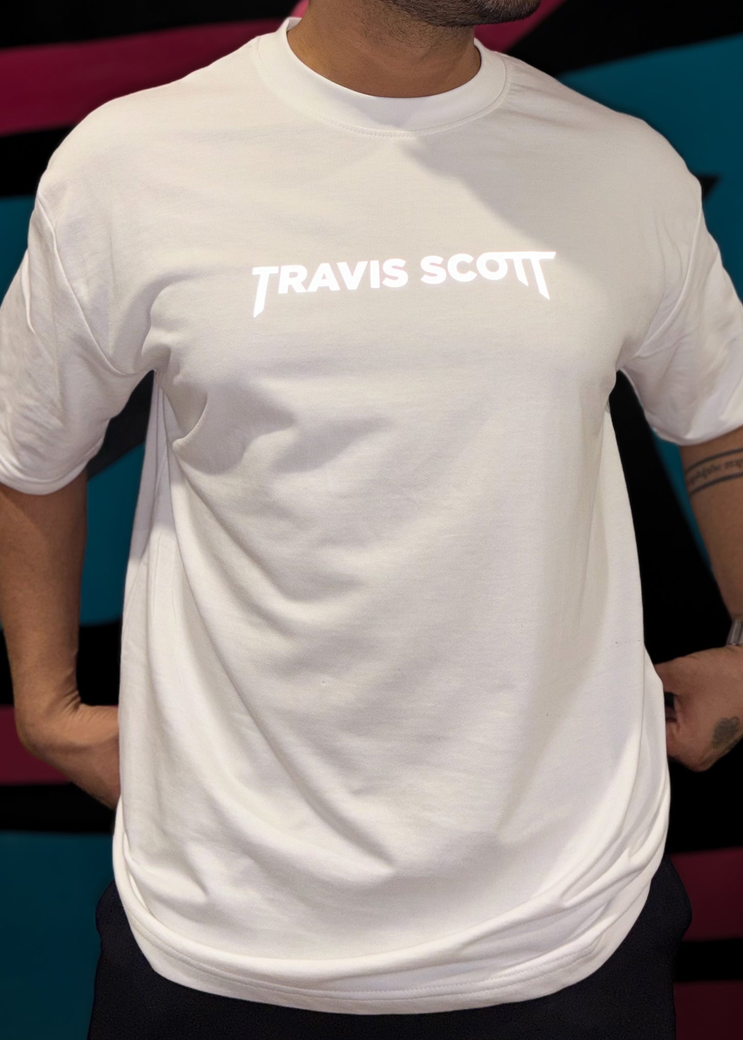 The Map to My Soul - Travis Scott | Reflective Oversized Tshirt