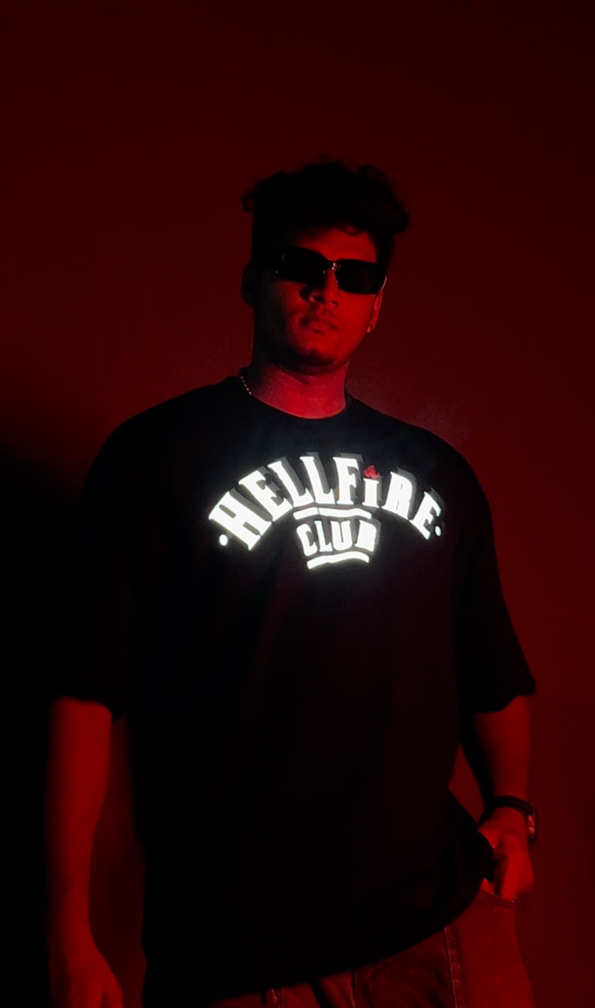 Hellfire Club | Reflective Oversized T-Shirt