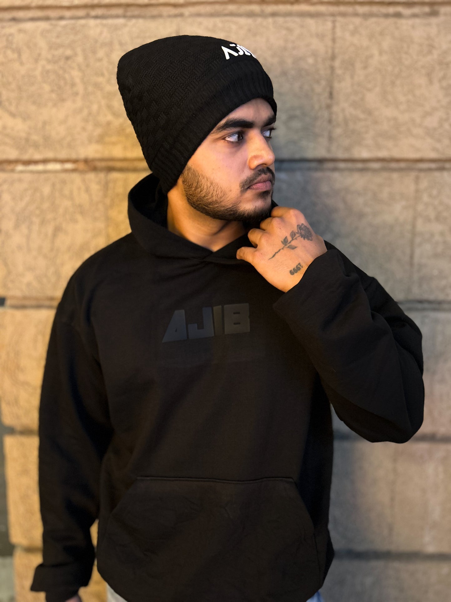 Radiant Cross | Reflective Oversized Hoodie