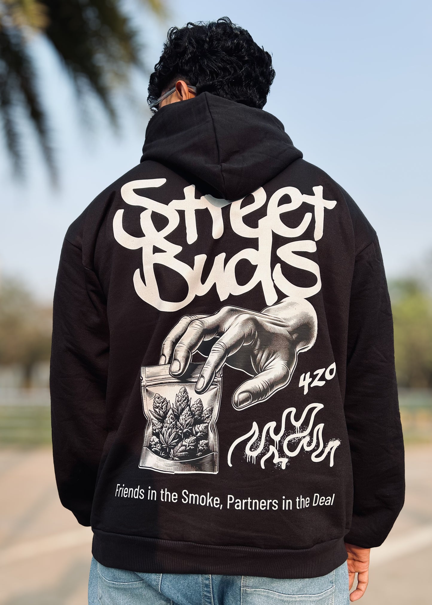 Street Smoke Brotherhood Oversized Hoodie