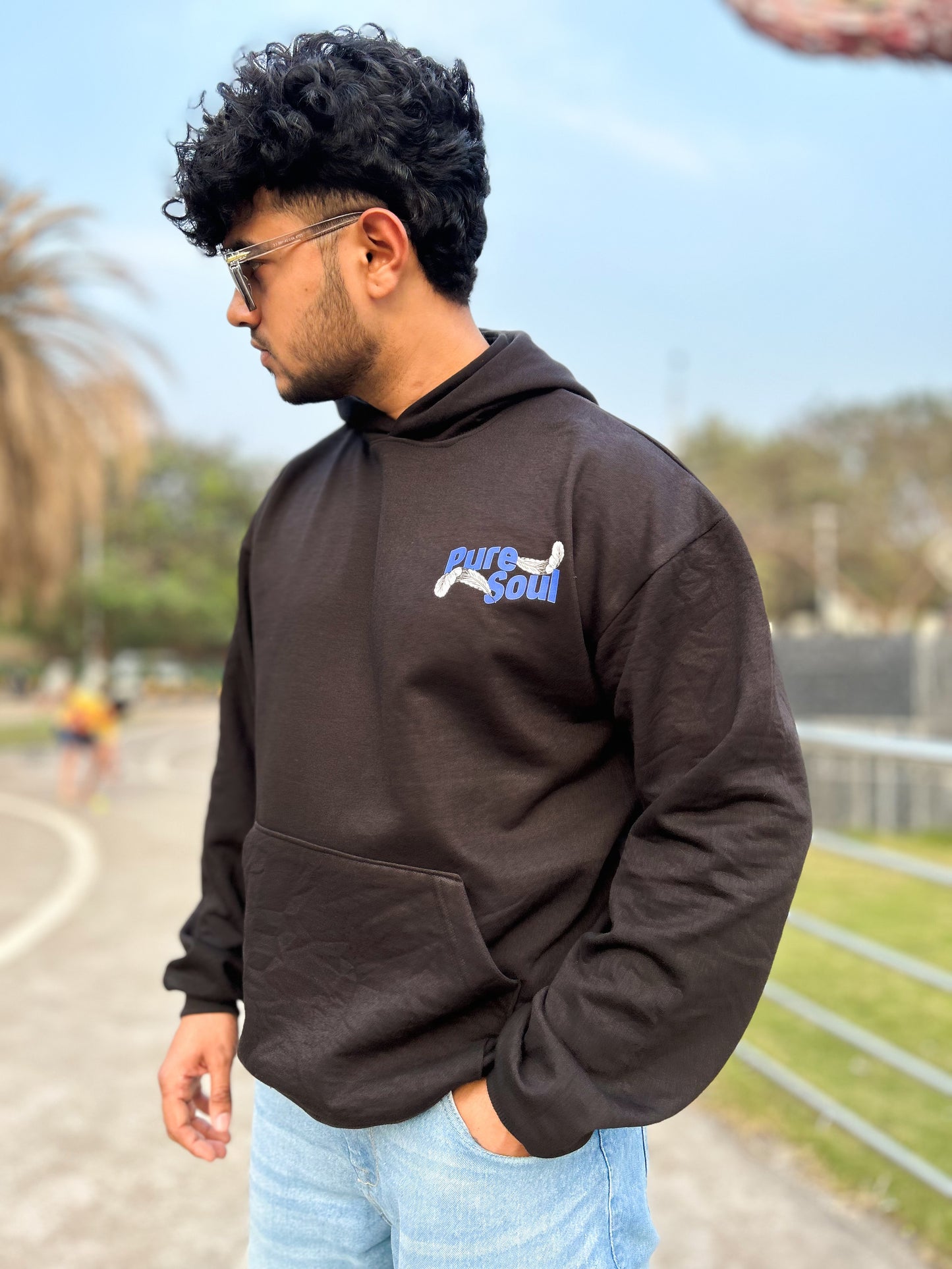 Divine Luxe Wings Oversized Hoodie