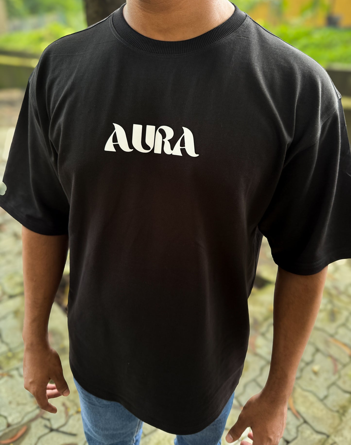 Aura Reflective Oversized T-Shirt – “Energy Flows” Edition