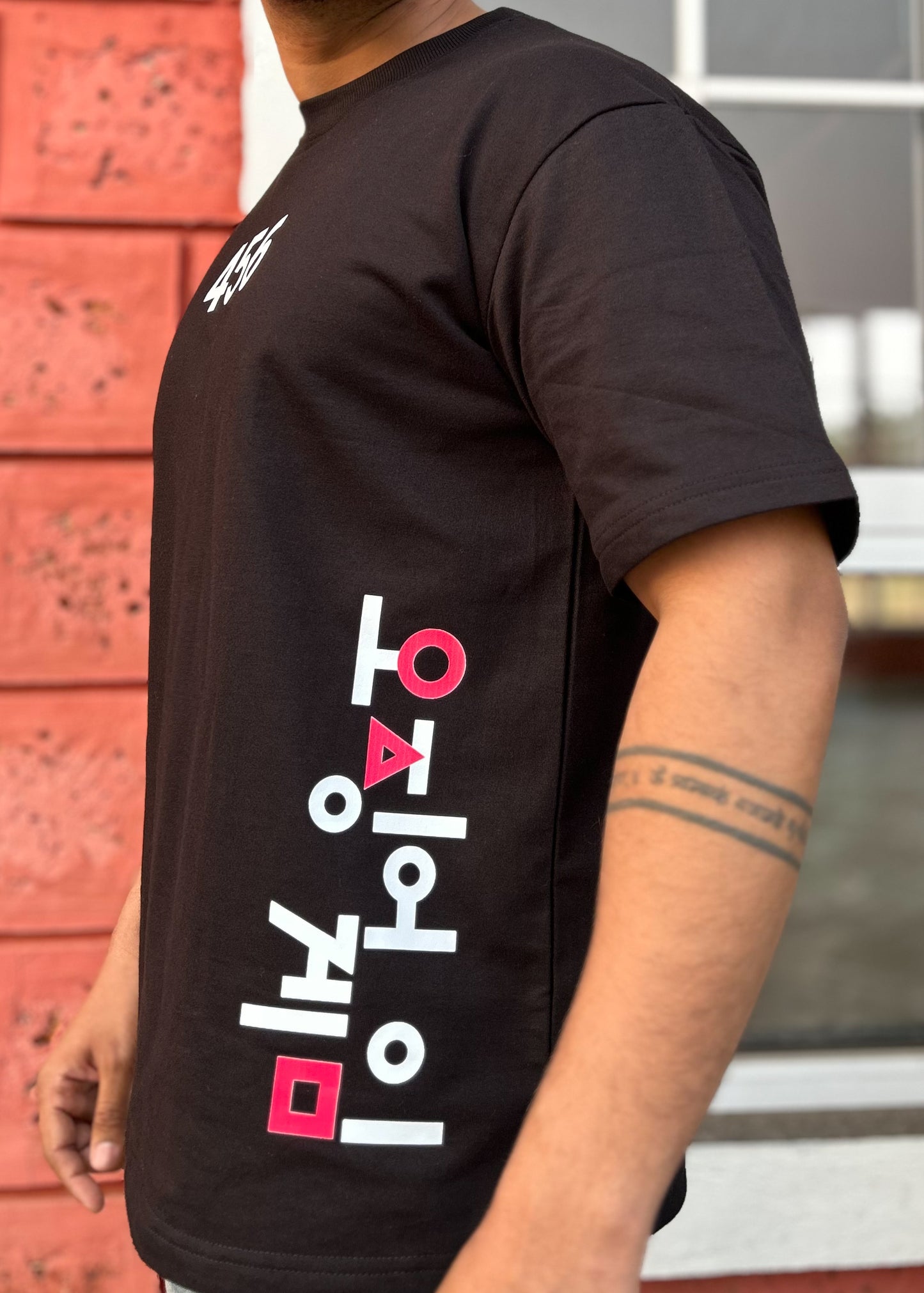 Choose One of Them | 456 Squid Game Reflective Oversized T-Shirt