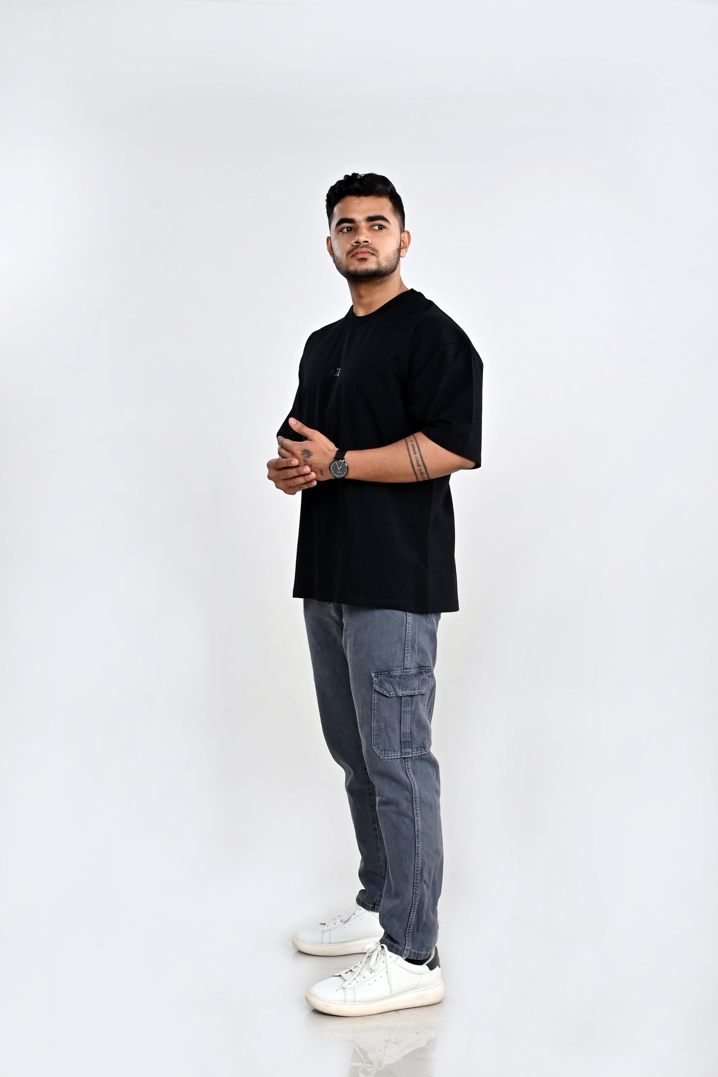 Midnight Black Oversized T-Shirt