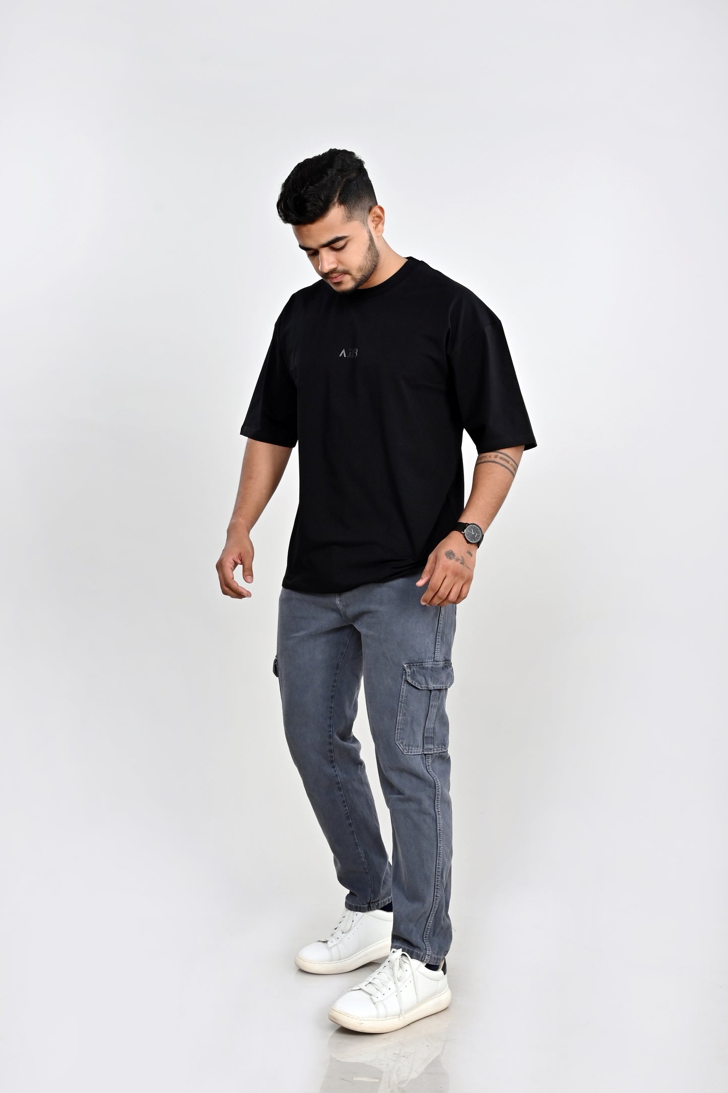 Midnight Black Oversized T-Shirt