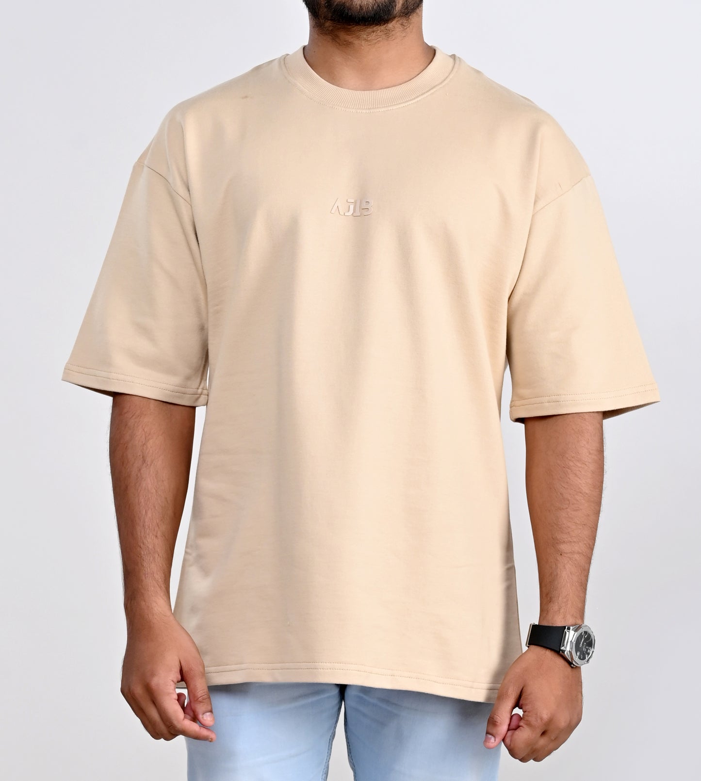 Cream Caramel Oversized T-Shirt