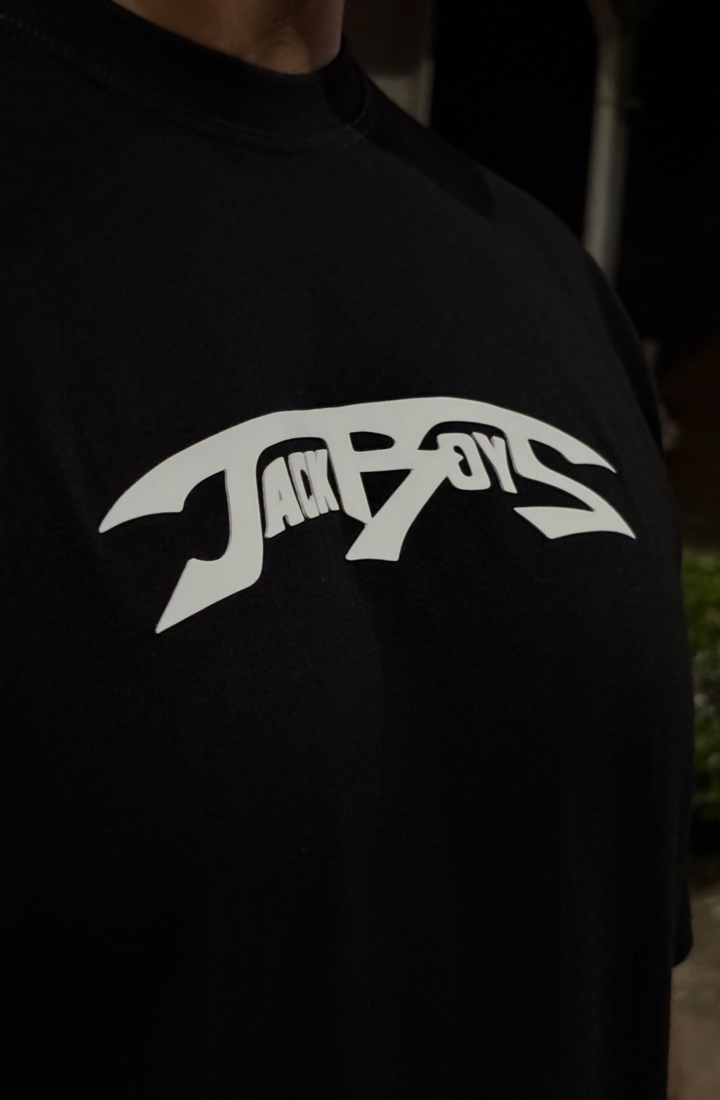 Travis Scott JackBoys Reflective Oversized T-Shirt – Black