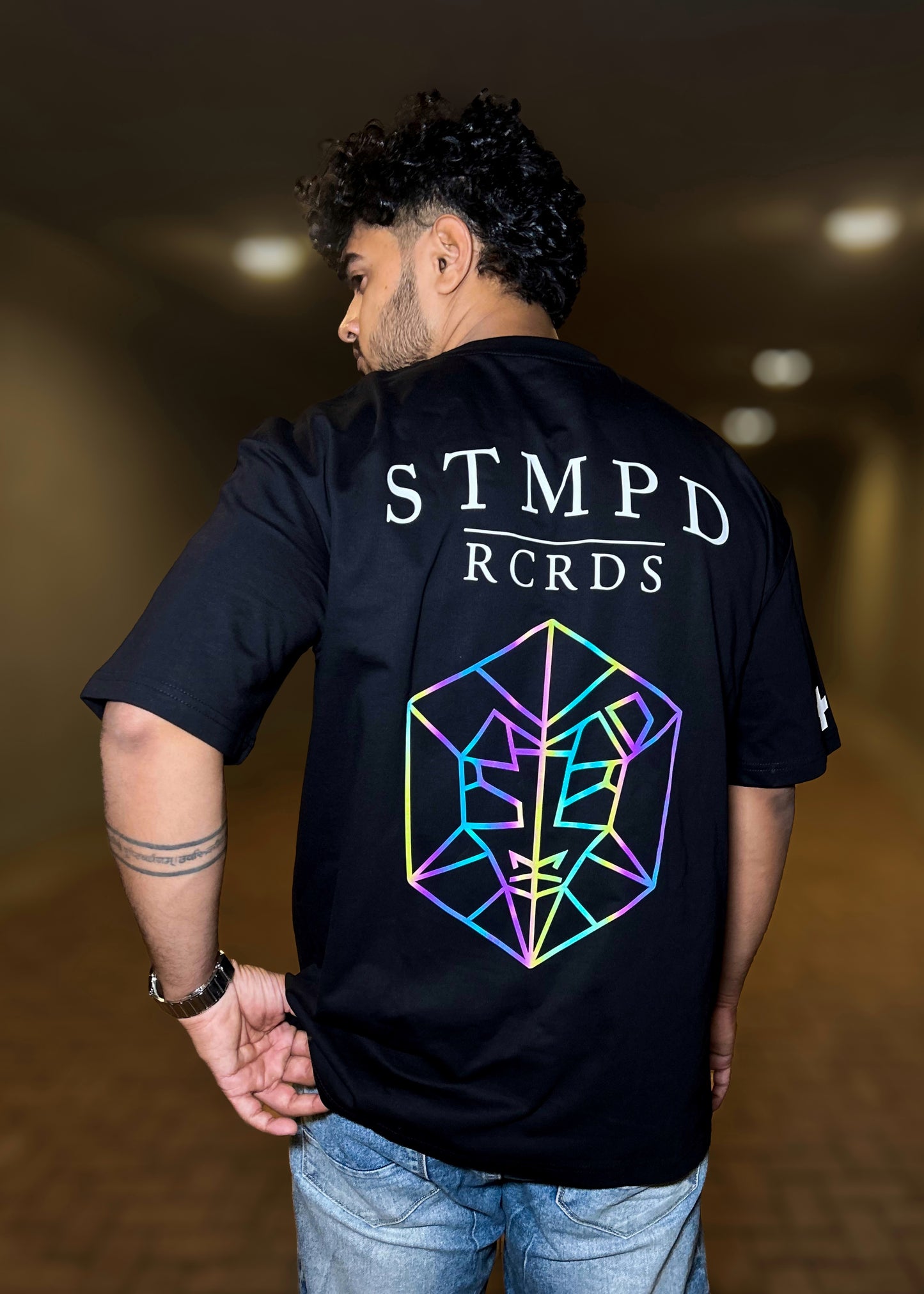 Martin Garrix x STMPD Records Reflective Oversized Concert Tee