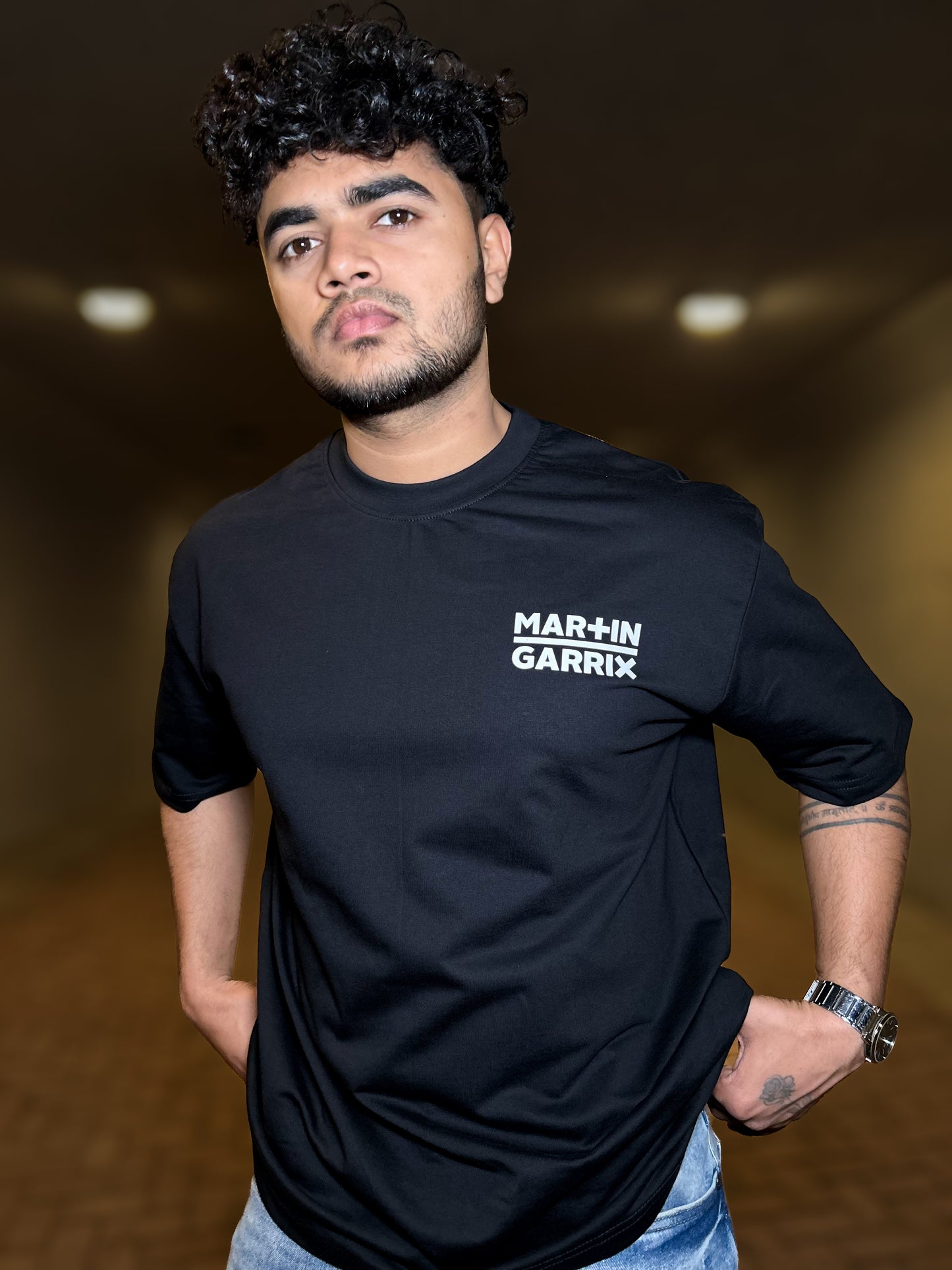 Martin Garrix x STMPD Records Reflective Oversized Concert Tee