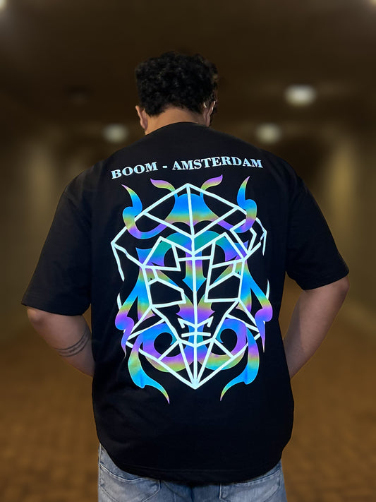 Boom Amsterdam X STMPD RCRDS Reflective Oversized T-Shirt