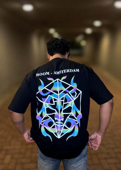 Boom Amsterdam X STMPD RCRDS Reflective Oversized T-Shirt