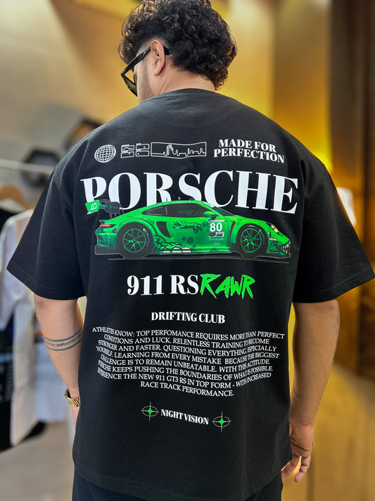 Porsche 911 RS RAWR | Graphic Printed Oversized T-Shirt