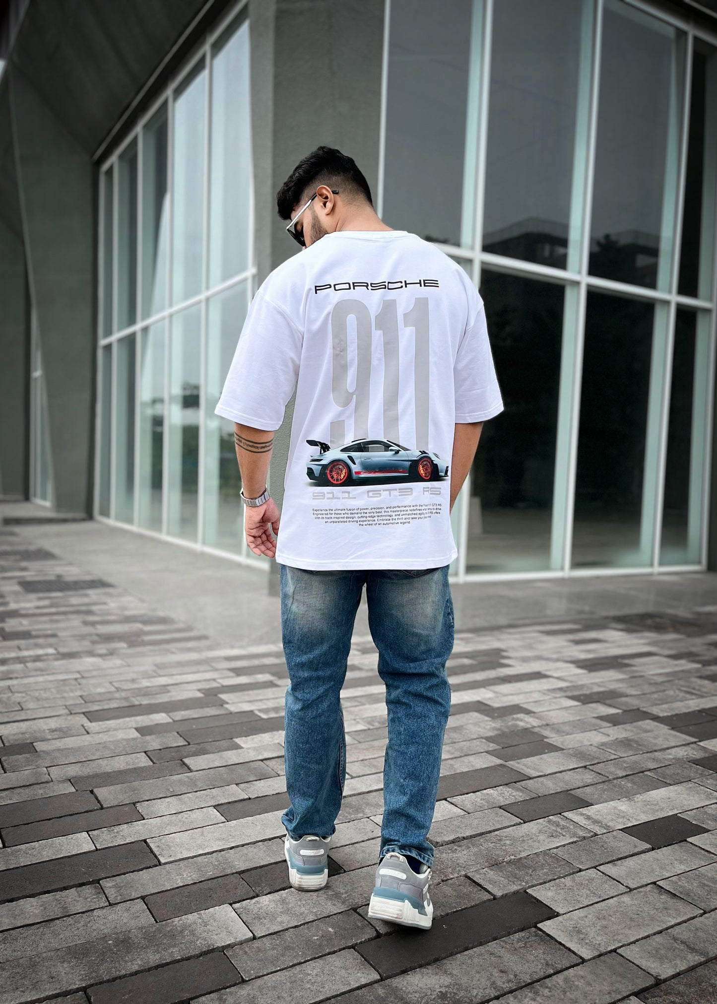 Legendary Speed: Porsche 911 GT3 RS | Graphic Printed Oversized T-Shirt