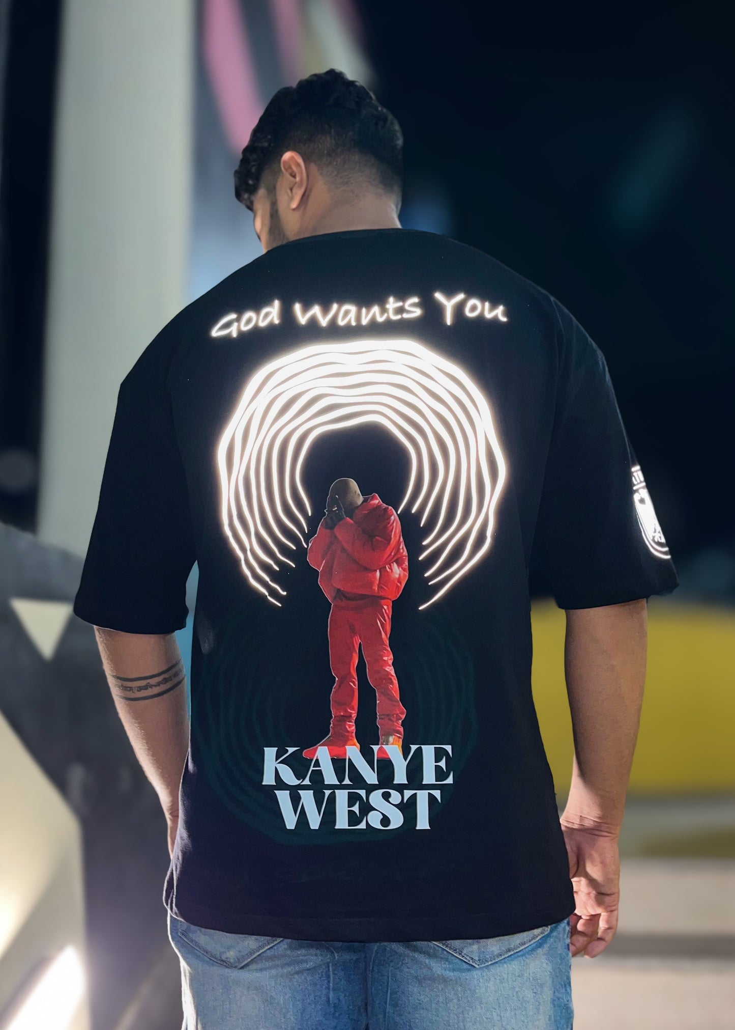 Yeezy Vibes - Kanye West | Reflective Oversized T-Shirts