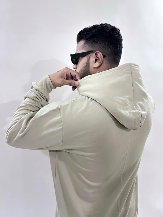 Cream Caramel Minimalist Hoodie