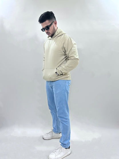Cream Caramel Minimalist Hoodie