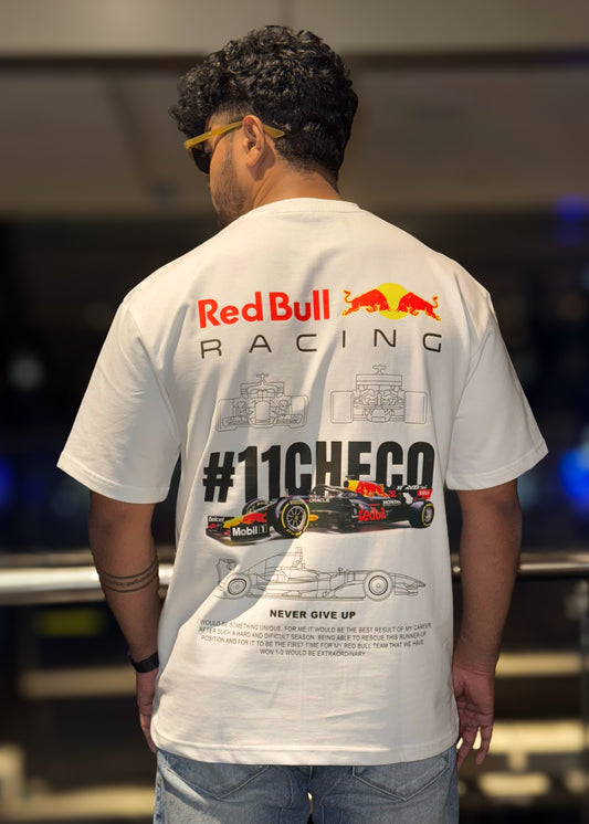 Checo’s Charge: Formula 1 Racing | Graphic Printed Oversized T-Shirt