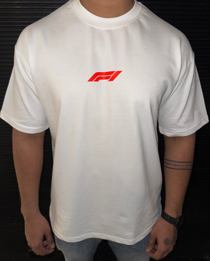 Checo’s Charge: Formula 1 Racing | Graphic Printed Oversized T-Shirt