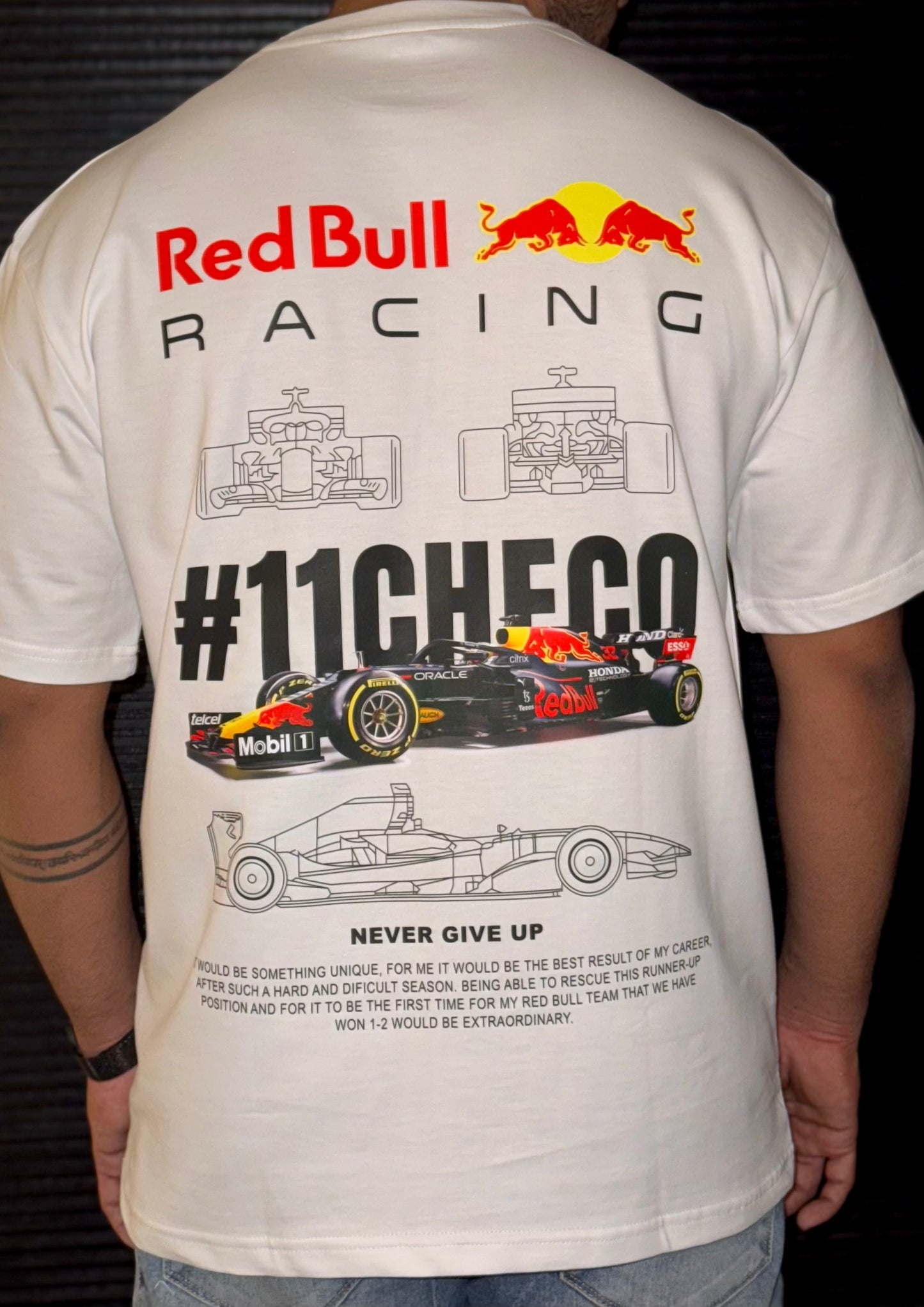 Checo’s Charge: Formula 1 Racing | Graphic Printed Oversized T-Shirt