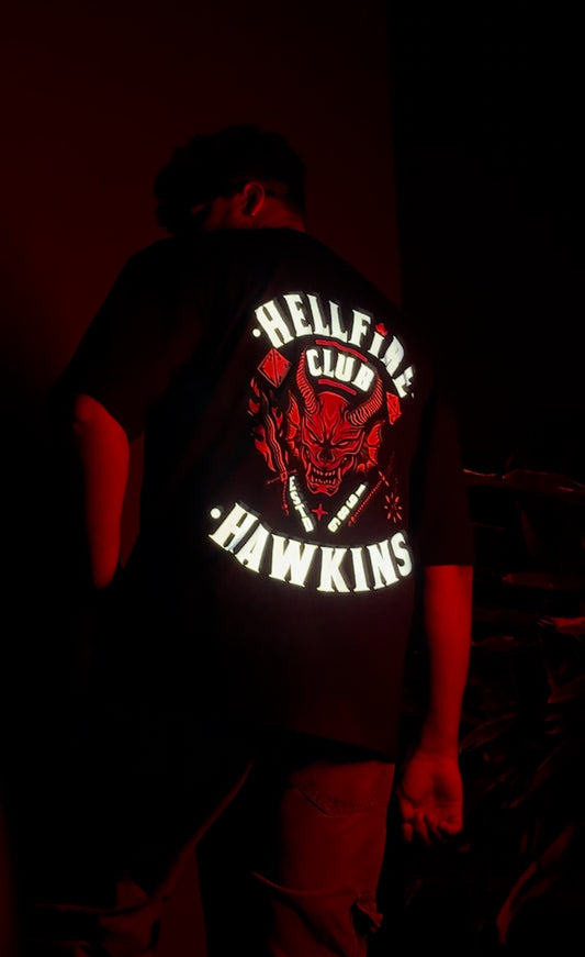 Hellfire Club | Reflective Oversized T-Shirt