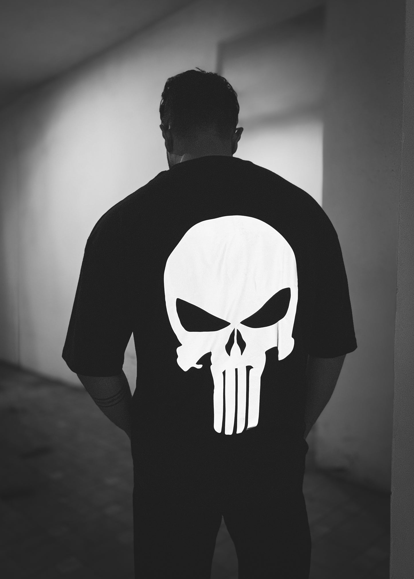 Punishment Awaits: The Punisher | Reflective Oversized Tshirt