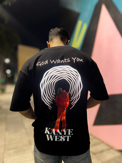 Yeezy Vibes - Kanye West | Reflective Oversized T-Shirts