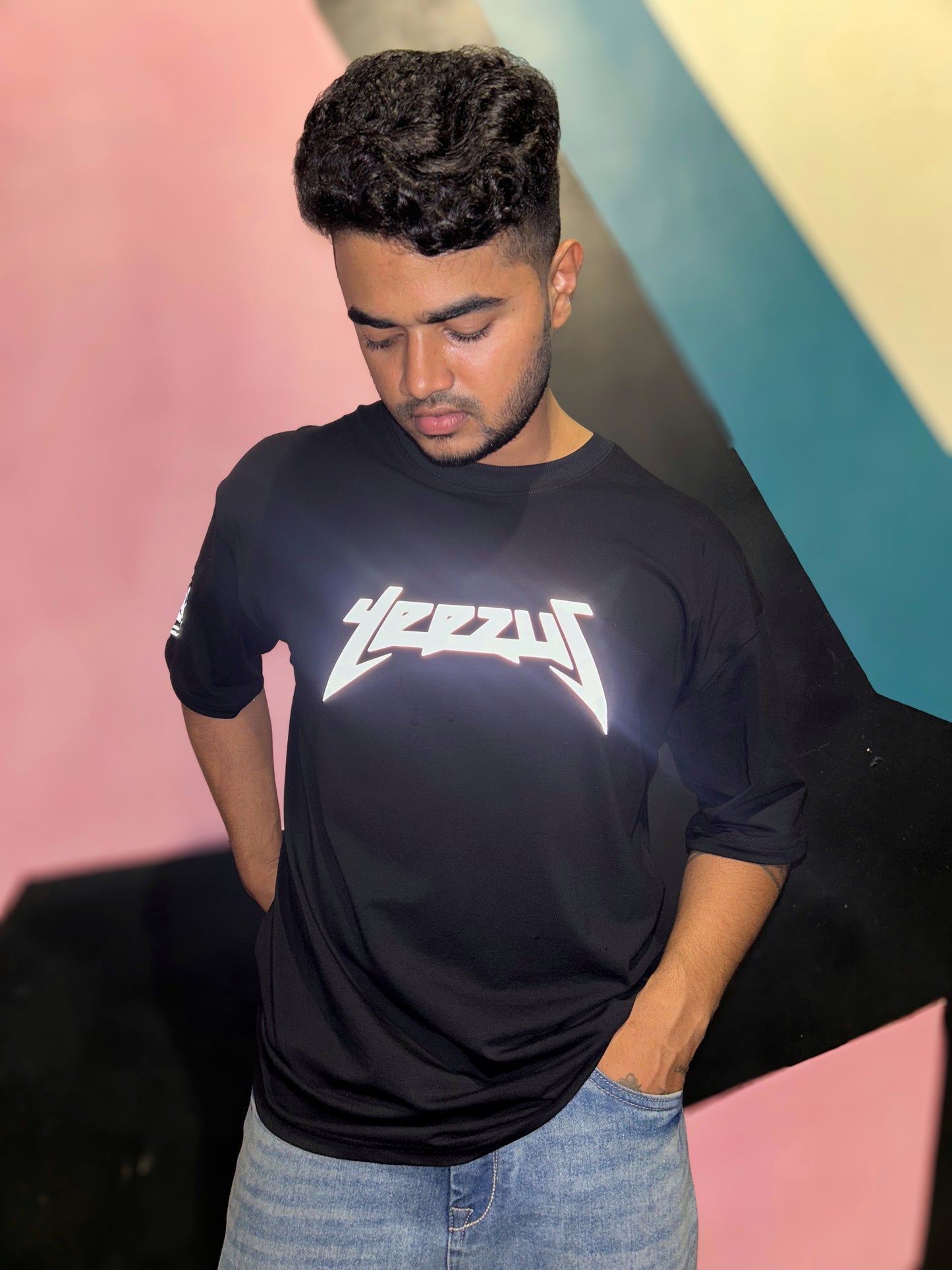 Yeezy Vibes - Kanye West | Reflective Oversized T-Shirts