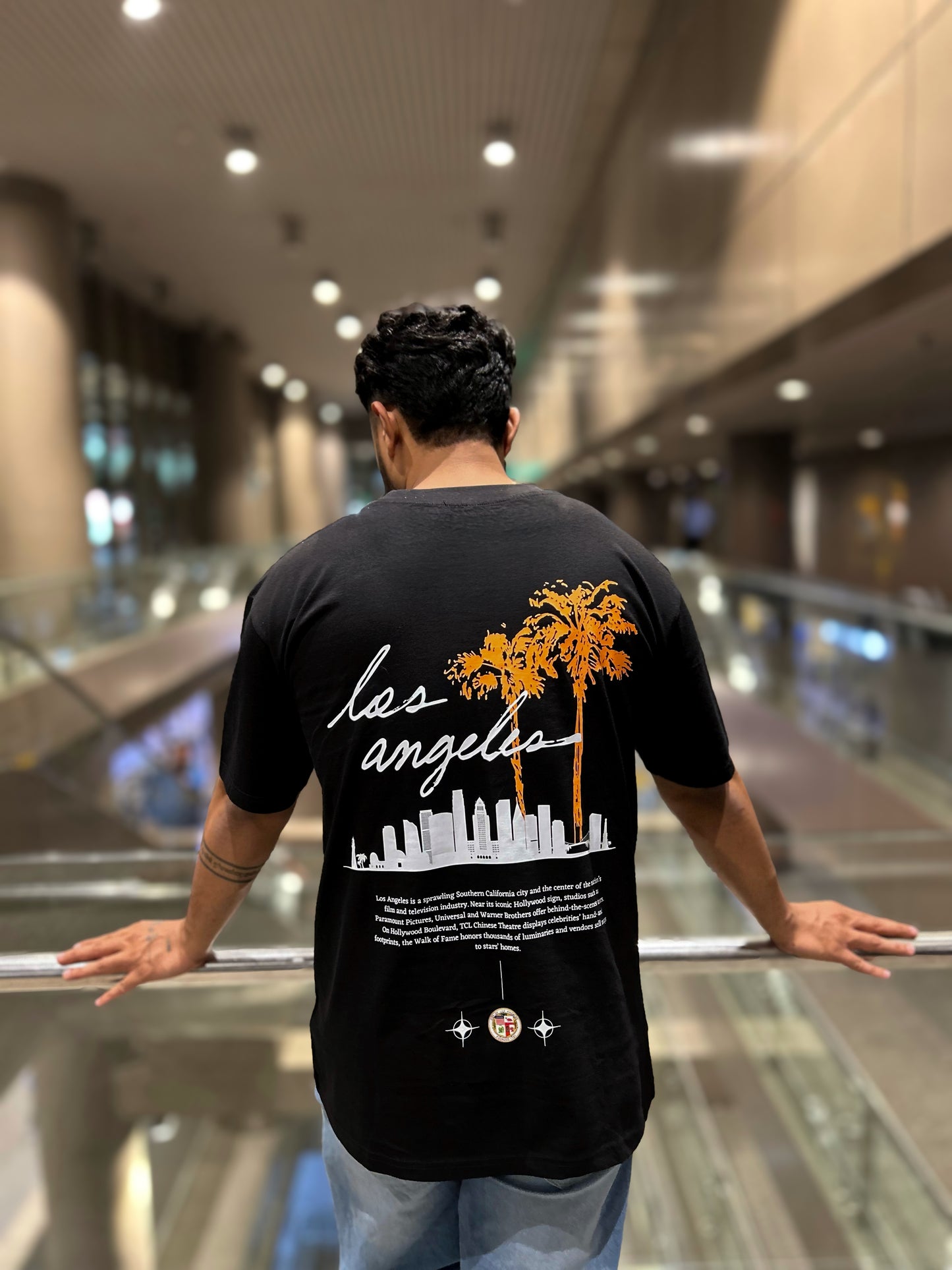 City of Angels | Los Angeles Streetwear Graphic Printed Oversized T-Shirt