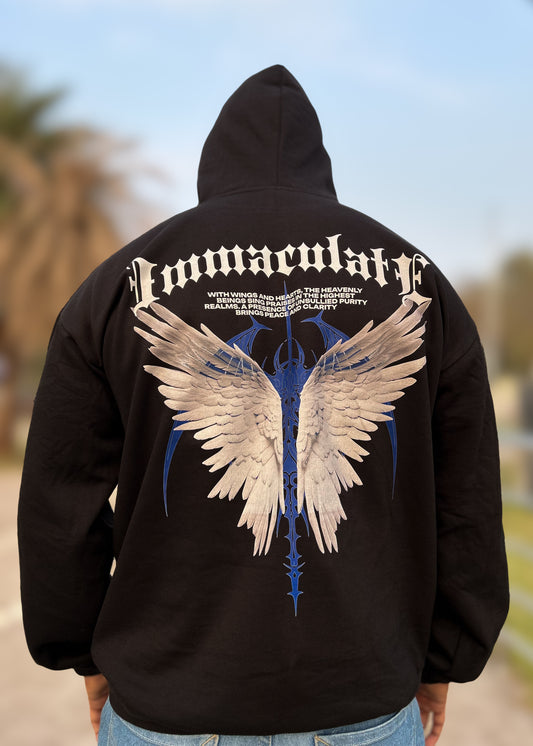 Divine Luxe Wings Oversized Hoodie