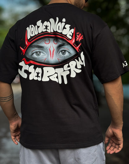 You See Noise I See Patterns HD Print Oversized Graphic T-Shirt