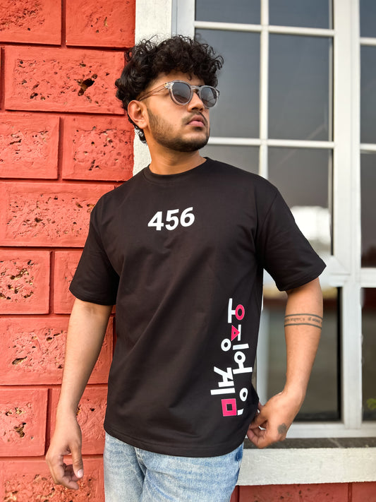 Choose One of Them | 456 Squid Game Reflective Oversized T-Shirt