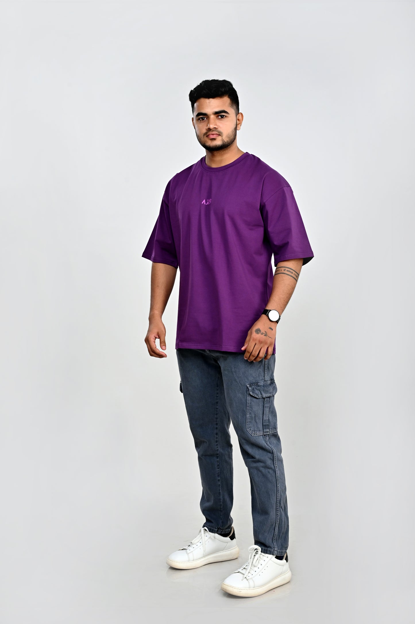 Royal Plum Oversized T-Shirt