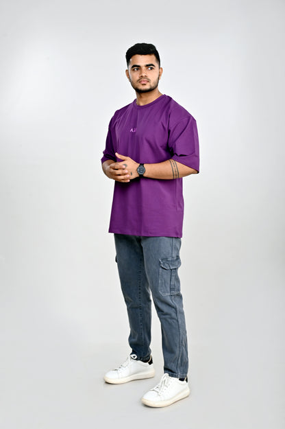 Royal Plum Oversized T-Shirt