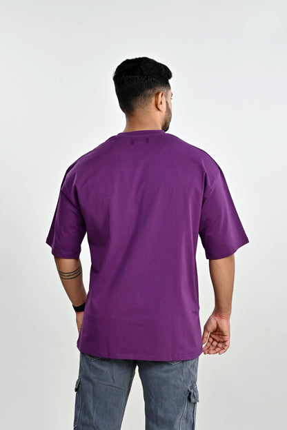 Royal Plum Oversized T-Shirt