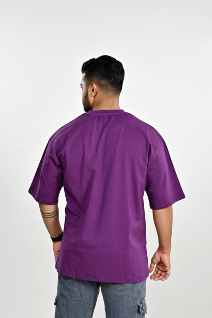 Royal Plum Oversized T-Shirt