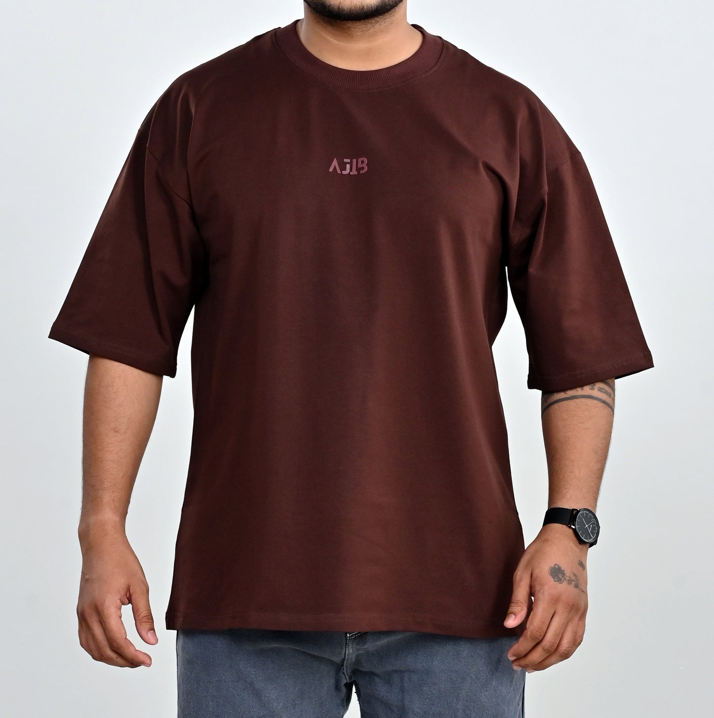 Cocoa Brown Oversized T-Shirt