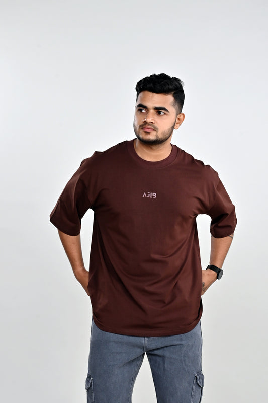 Cocoa Brown Oversized T-Shirt