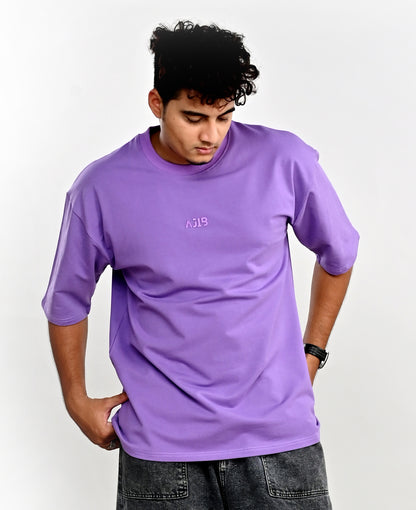 Rich Lilac Oversized T-Shirt