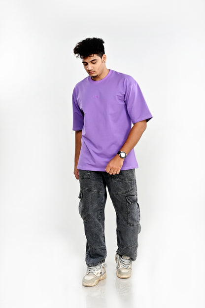 Rich Lilac Oversized T-Shirt